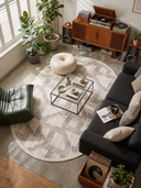 Linen Gray Modern Rug