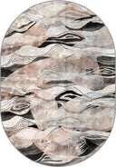 Dancing Sands Beige Modern Rug