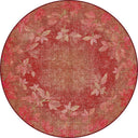 Spring Distressed Red Modern Rug