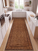 Tale Brown Classic Bordered Rug