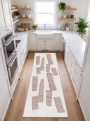 Haddeden Cream Geometric Rug