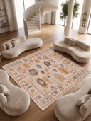 Nomad's Diary Beige Kilim Rug