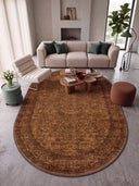 Tale Brown Classic Bordered Rug