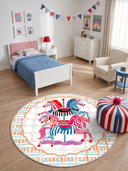 Carousel Kids Room Rug