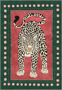 Wild Leopard Animal Print Rug