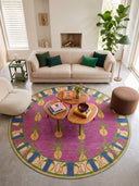 Talisman Pink Floral Rug