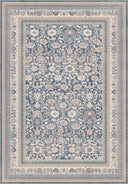 Night Afshani Blue Classic Bordered Rug