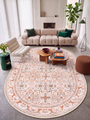 Palace Garden Cream Classic Bordered Rug