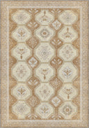 Dusty Saffron Classic Bordered Rug