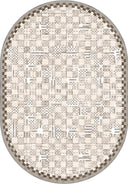 Mosaic Gray Kids Room Rug