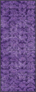 Monark Purple Animal Print Modern Rug