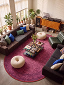 Tale Dusty Rose Classic Bordered Rug