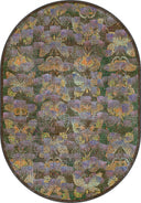 Monark Brown Animal Print Modern Rug