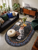 Hoopoe Bird Animal Print Rug
