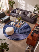 Ancient Juniper Blue Modern Rug