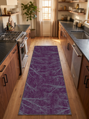 Night Sky Dome Purple Modern Rug