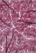 Sky Dome Pink Modern Rug