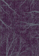 Night Sky Dome Purple Modern Rug