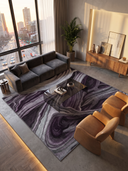 Ancient Juniper Plum Modern Rug