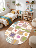 Colorful Dreams Kids Room Rug