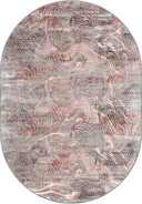 Serap Pink Abstract Rug