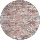 Serap Pink Abstract Rug