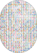 Pastel Squares Kids Room Rug