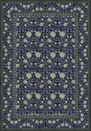 Mirrored Rose Purple Floral Classic Rug