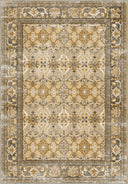 Memoir Yellow Classic Bordered Rug