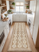 Dusty Saffron Classic Bordered Rug