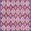 Ikat Pink Kilim Rug