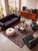 Leaves Dance Patterned Rug