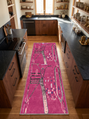 Berber Dream Pink Modern Rug