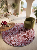 Lichen Fuchsia Modern Rug
