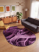 Ancient Juniper Fuchsia Modern Rug