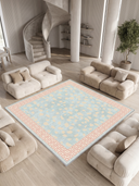 Minimal Maximalism Modern Bordered Rug
