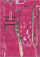 Berber Dream Pink Modern Rug
