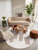 Haddeden Cream Geometric Rug
