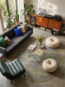 Misty Desert Yellow Modern Rug