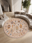 Nomad's Diary Beige Kilim Rug