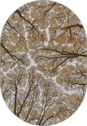 Sky Dome Earth Tone Modern Rug