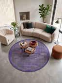 Misty Desert Purple Modern Rug