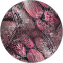 Butterfly Wings Pink Animal Print Rug