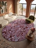 Lichen Fuchsia Modern Rug