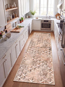 Structure Beige Geometric Rug