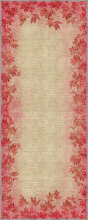 Spring Red Modern Rug