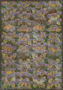 Monark Brown Animal Print Modern Rug