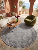 Tale Gray Classic Bordered Rug