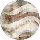 Sand Wave Beige Modern Rug