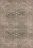 Palace Garden Gray Classic Bordered Rug